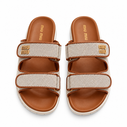 "Mio Mio" Slide Sandalen